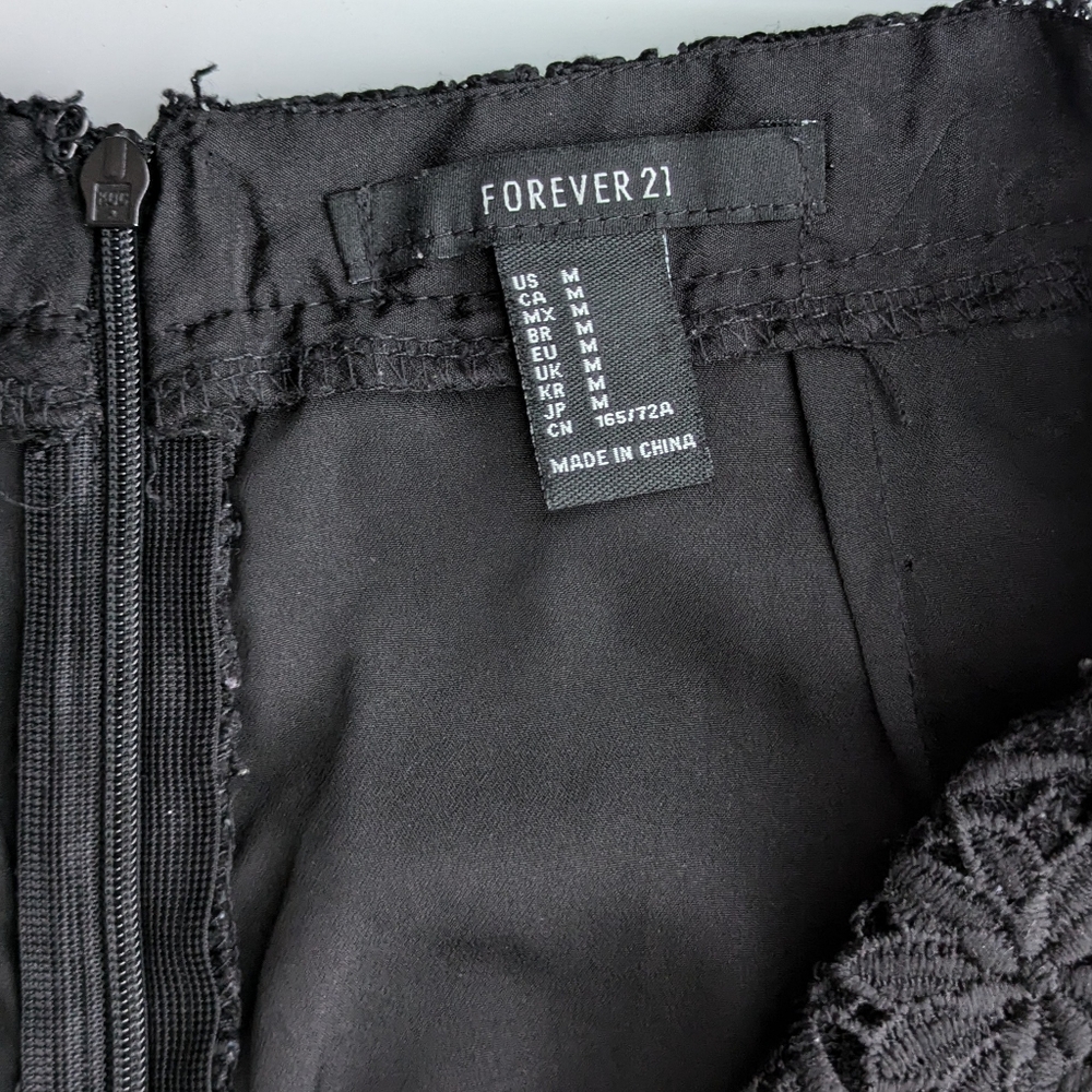 Forever 21 Black Lace Wiggle Skirt - Picture 4 of 6